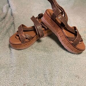 Boutique by Corkys Brown Strappy Sandals